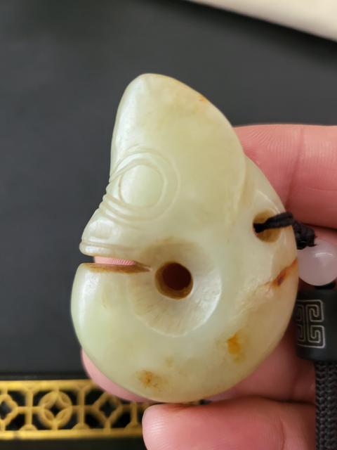古玩玉器玉龍型件真品鑒賞圖