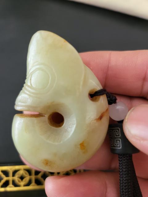 古玩玉器玉龍型件真品鑒賞圖