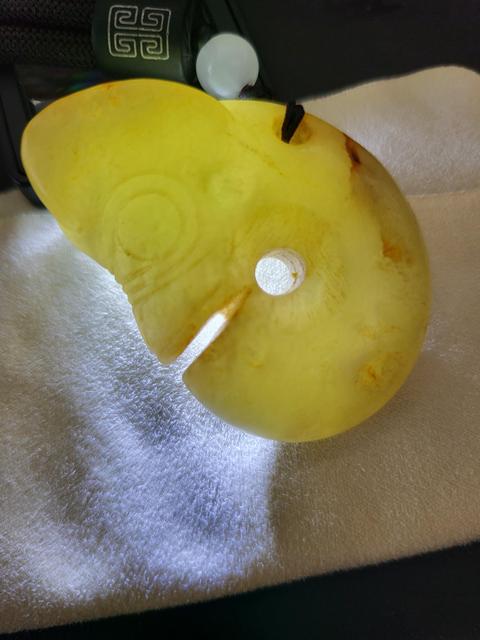 古玩玉器玉龍型件真品鑒賞圖