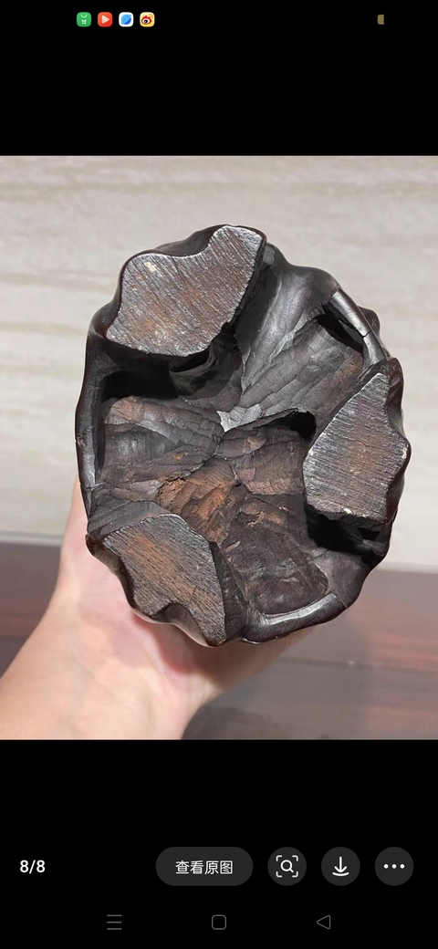 古玩雜項木雕人物真品鑒賞圖