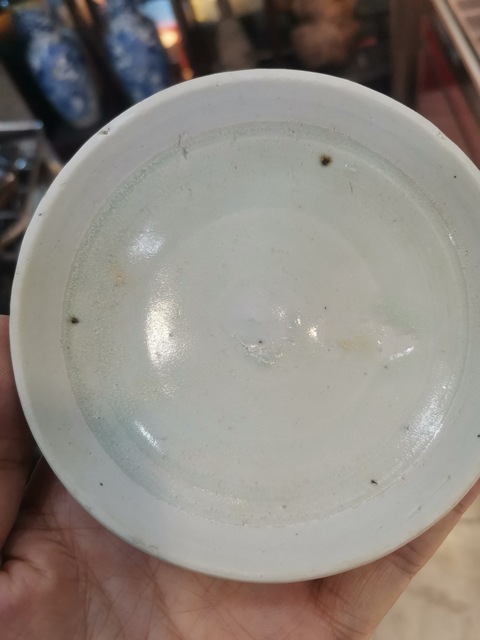 古玩陶瓷青白釉花卉紋大蓋盒拍賣,當前價格18000元