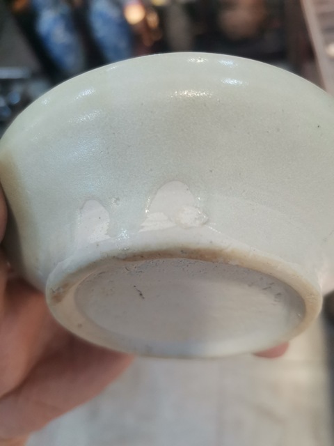 古玩陶瓷青白釉花卉紋大蓋盒拍賣,當前價格18000元
