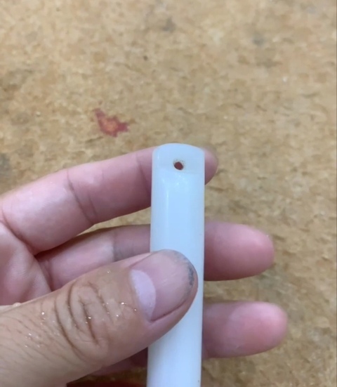 古玩玉器琉璃翎管真品鑒賞圖
