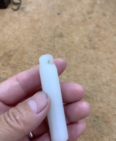 古玩玉器琉璃翎管真品鑒賞圖