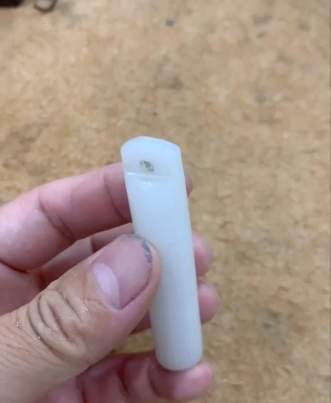 古玩玉器琉璃翎管真品鑒賞圖