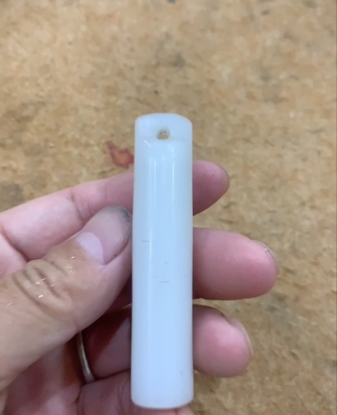 古玩玉器琉璃翎管真品鑒賞圖