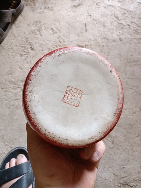 古玩陶瓷居仁堂制款蓋罐真品鑒賞圖