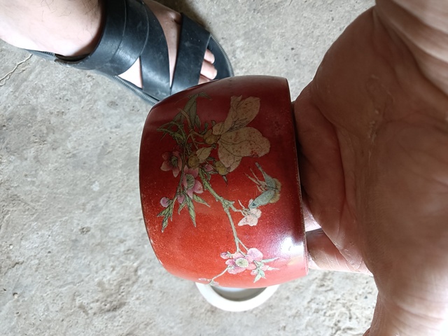 古玩陶瓷居仁堂制款蓋罐真品鑒賞圖