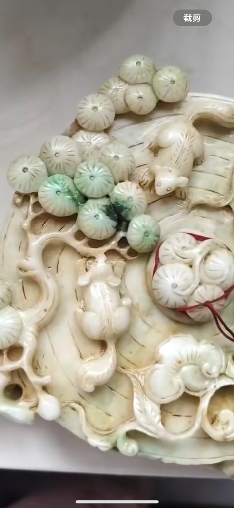 古玩玉器翡翠壺真品鑒賞圖