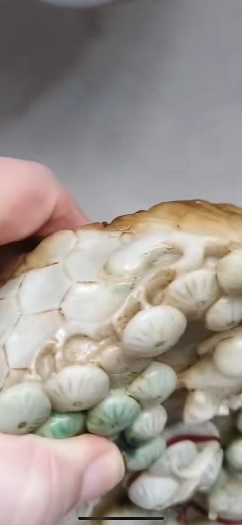 古玩玉器翡翠壺真品鑒賞圖