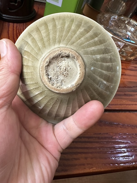 古玩陶瓷耀州窯印花碗真品鑒賞圖