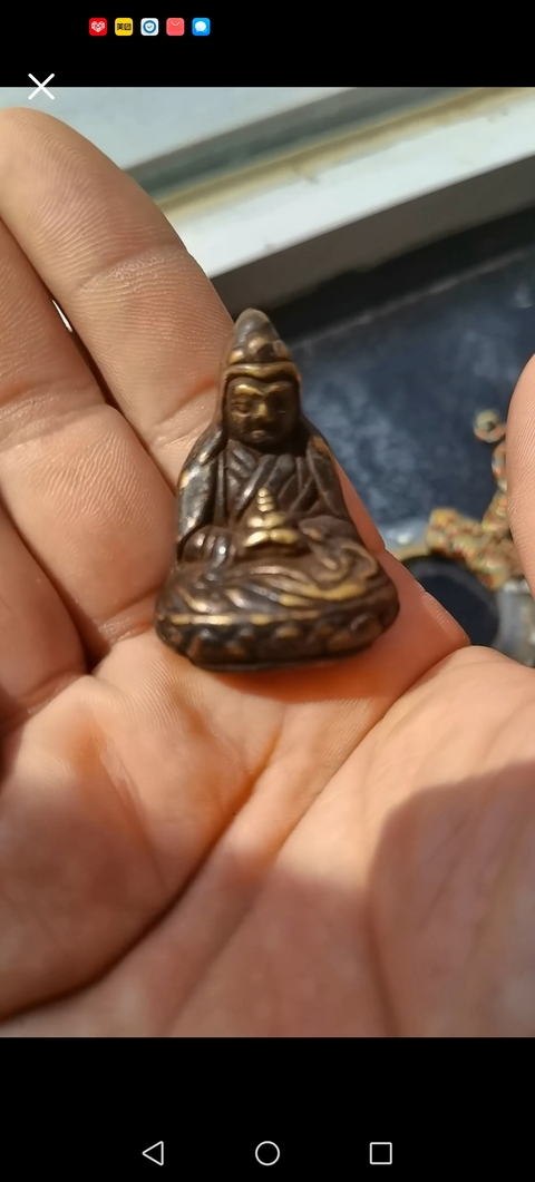 古玩銅器銅寸佛真品鑒賞圖