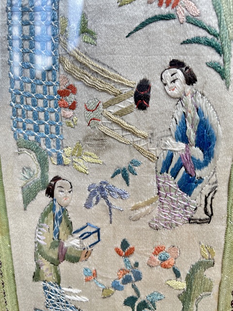 古玩雜項(xiàng)刺繡真品鑒賞圖