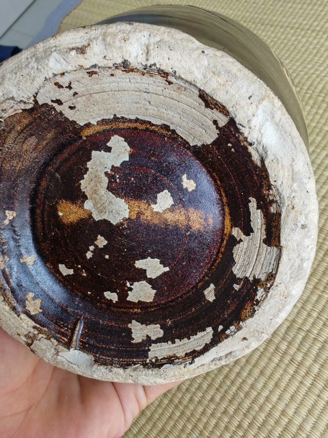 古玩陶瓷南宋吉州窯黑釉梅瓶真品鑒賞圖