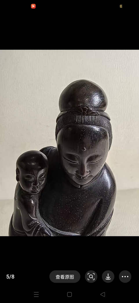 古玩雜項木雕造像真品鑒賞圖