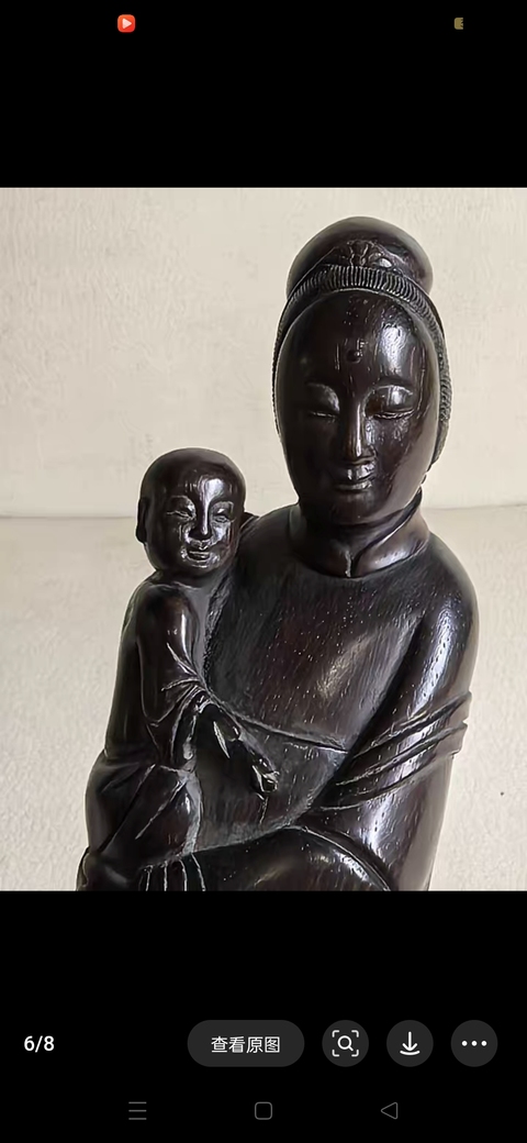 古玩雜項木雕造像真品鑒賞圖