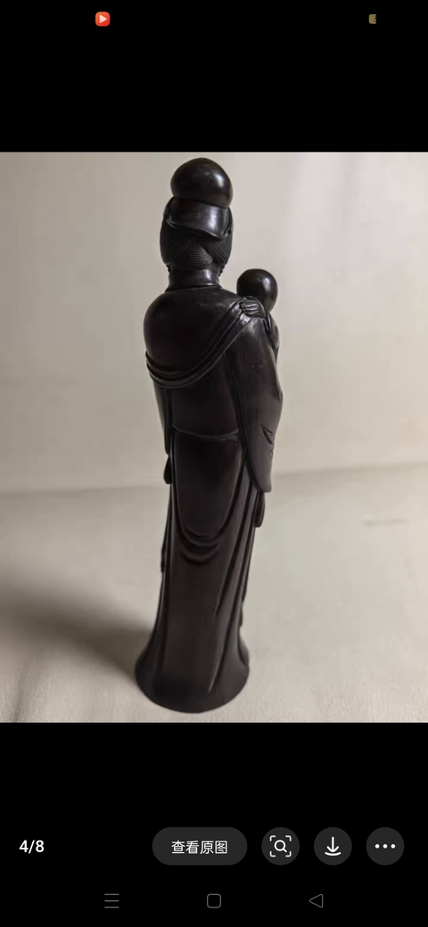 古玩雜項木雕造像真品鑒賞圖