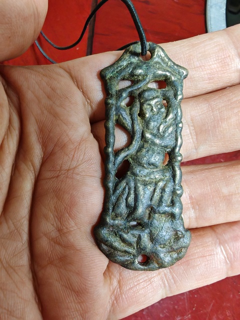 古玩銅器人物銅牌-創匯期拍賣，當前價格880元