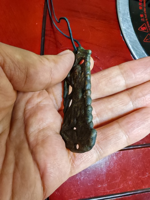 古玩銅器人物銅牌-創匯期拍賣，當前價格880元