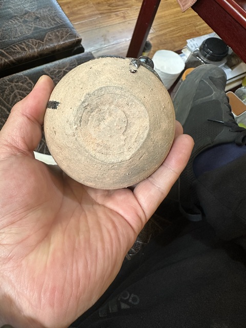 古玩陶瓷黑釉澆壺真品鑒賞圖