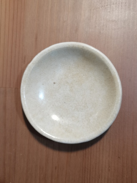 古玩陶瓷磁州窯白釉筆舔真品鑒賞圖