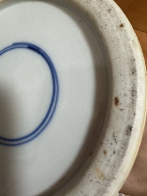 古玩陶瓷青花山水人物紋箭筒真品鑒賞圖