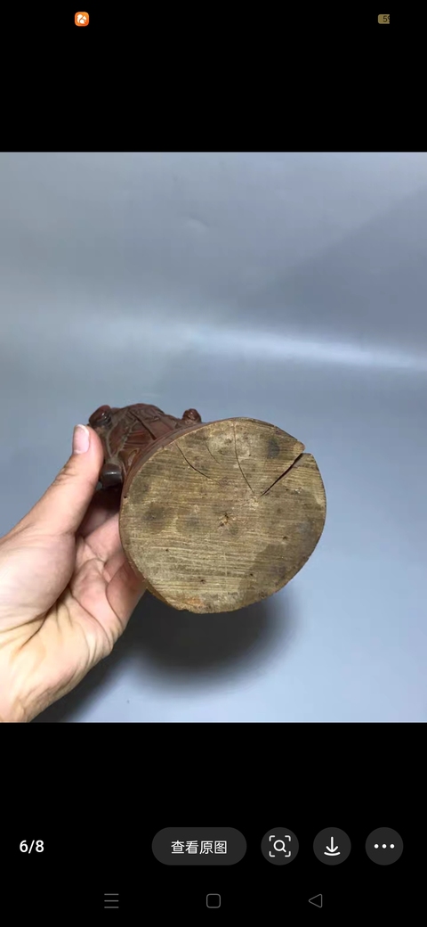 古玩雜項木雕人物造像真品鑒賞圖