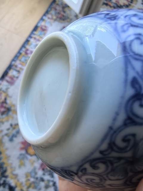古玩陶瓷雍正淡描青花杯碟真品鑒賞圖