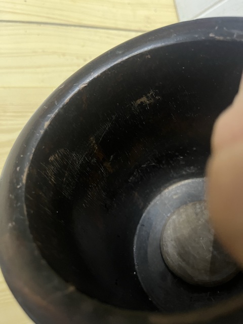 古玩雜項木制筆筒真品鑒賞圖