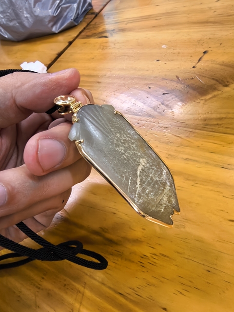 古玩玉器和田玉雕“八刀蟬”真品鑒賞圖