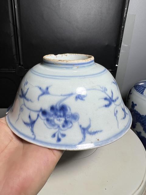 古玩陶瓷明成化 秋葵碗真品鑒賞圖