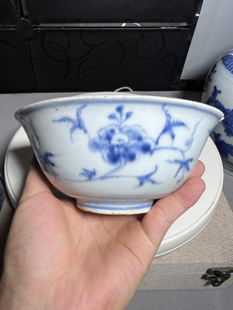 古玩陶瓷明成化 秋葵碗真品鑒賞圖