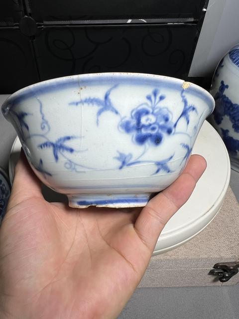 古玩陶瓷明成化 秋葵碗真品鑒賞圖