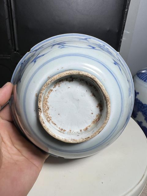 古玩陶瓷明成化 秋葵碗真品鑒賞圖