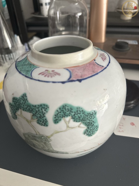 古玩陶瓷民國人物紋粉彩罐拍賣，當前價格280元