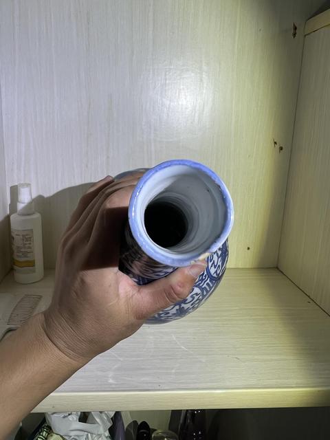 古玩陶瓷明萬歷 青花膽瓶真品鑒賞圖