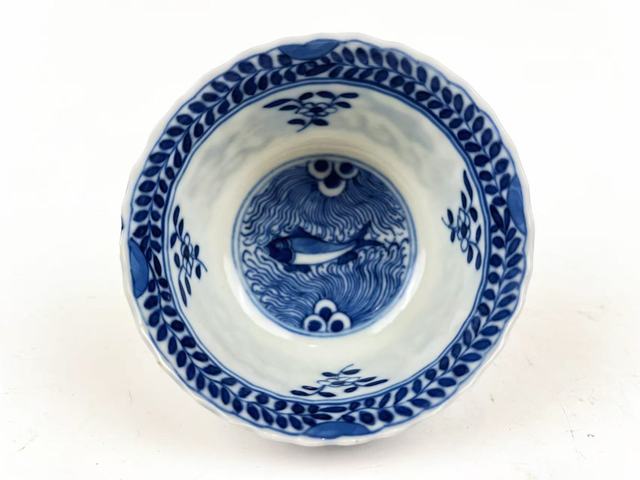 古玩陶瓷清光緒.鯉鱖鰱鳙魚紋杯拍賣,當前價格752元