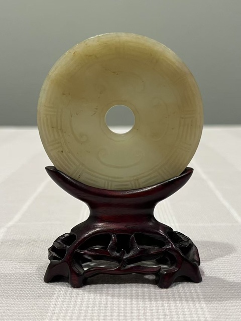 古玩玉器玉璧真品鑒賞圖
