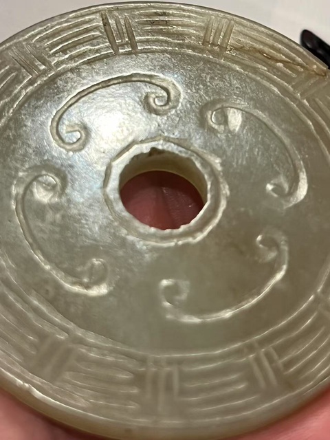 古玩玉器玉璧真品鑒賞圖