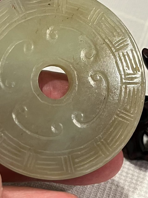 古玩玉器玉璧真品鑒賞圖