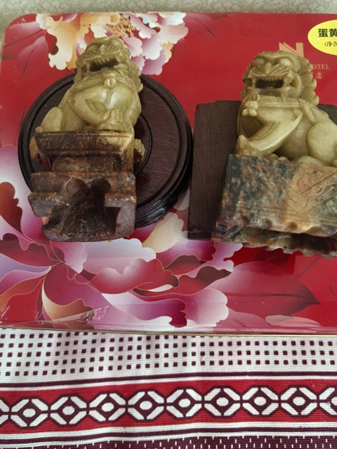 古玩玉器壽山石雕獅子擺件真品鑒賞圖