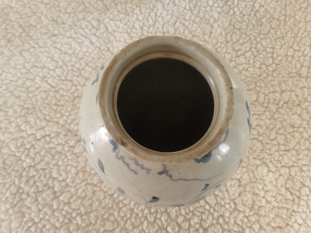 古玩陶瓷青花罐真品鑒賞圖