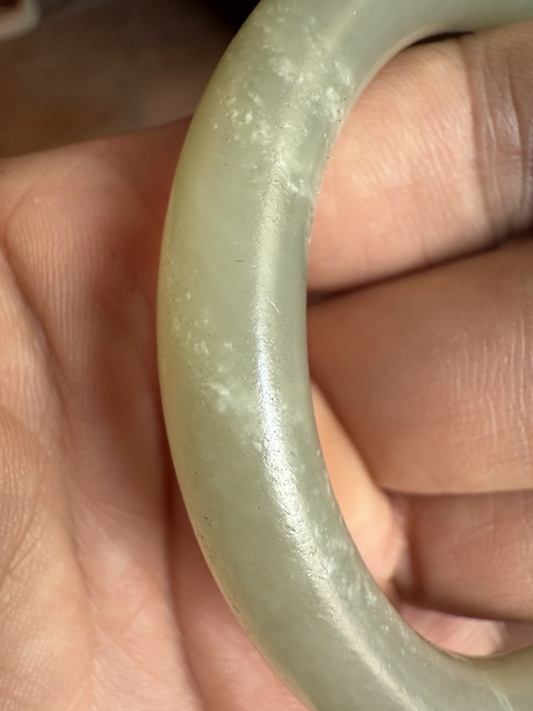 古玩玉器玉手鐲真品鑒賞圖