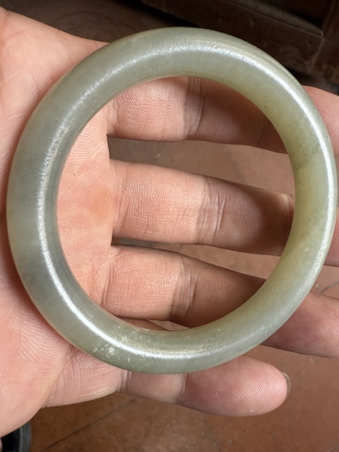 古玩玉器玉手鐲真品鑒賞圖
