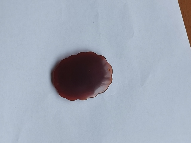 古玩玉器瑪瑙花片真品鑒賞圖