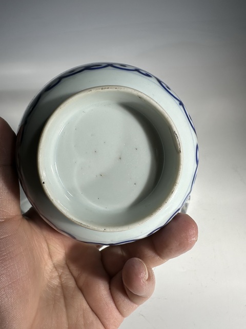 古玩陶瓷青花纏枝花卉紋蓋碗拍賣，當前價格3000元