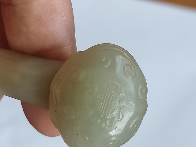 古玩玉器玉發簪真品鑒賞圖