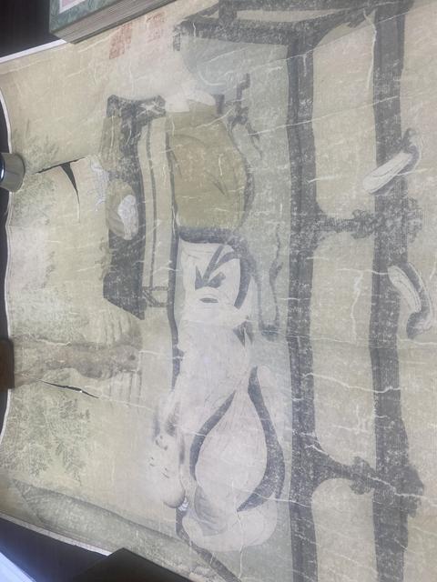 古玩字畫佚名人物真品鑒賞圖