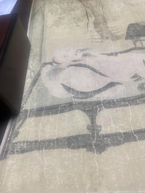 古玩字畫佚名人物真品鑒賞圖