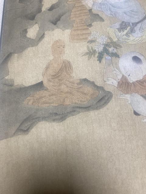 古玩字畫佚名嬰戲圖真品鑒賞圖